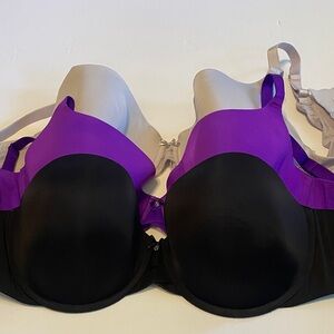 Victoria's Secret Purple and Black Bra